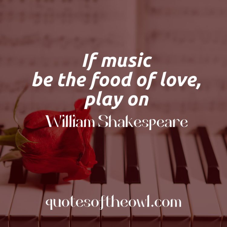 If music be the food of love play on - shakespeare quote meaning explained